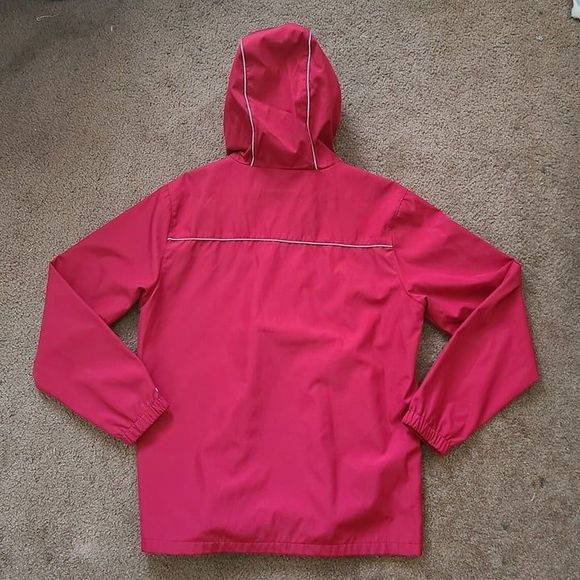 University of Oklahoma Sooners OU Maroon Jacket Colosseum brand with hoodie - Picture 9 of 9